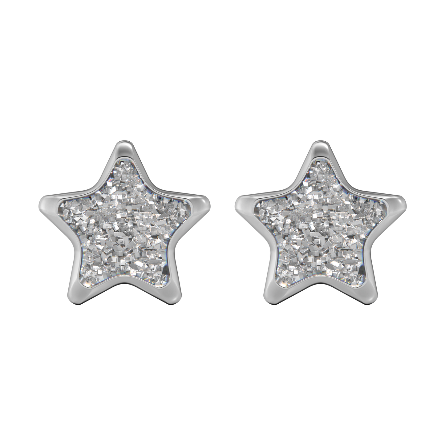 Sensitive by STUDEX® Glitter White Star Tube Cube