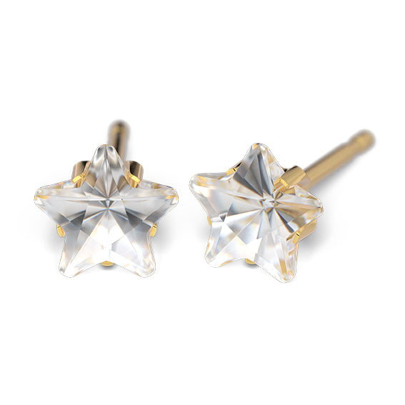 Sensitive by STUDEX® Cubic Zirconia Star Cut -Black Box
