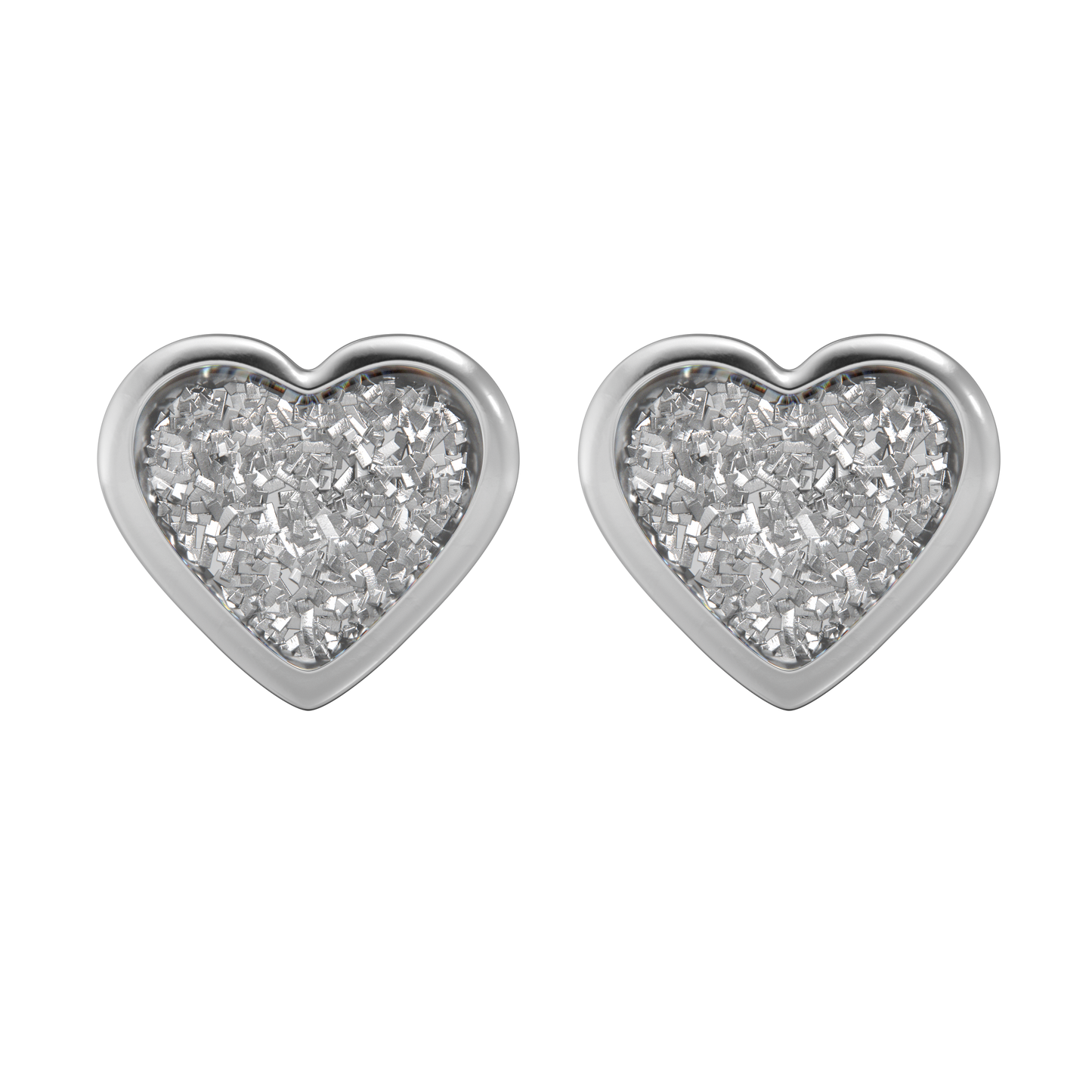 Sensitive by STUDEX®  Glitter White Heart Tube Cube