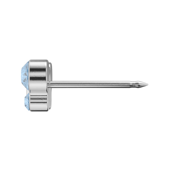 Sensitive by STUDEX® Butterfly March Aquamarine -Black Box