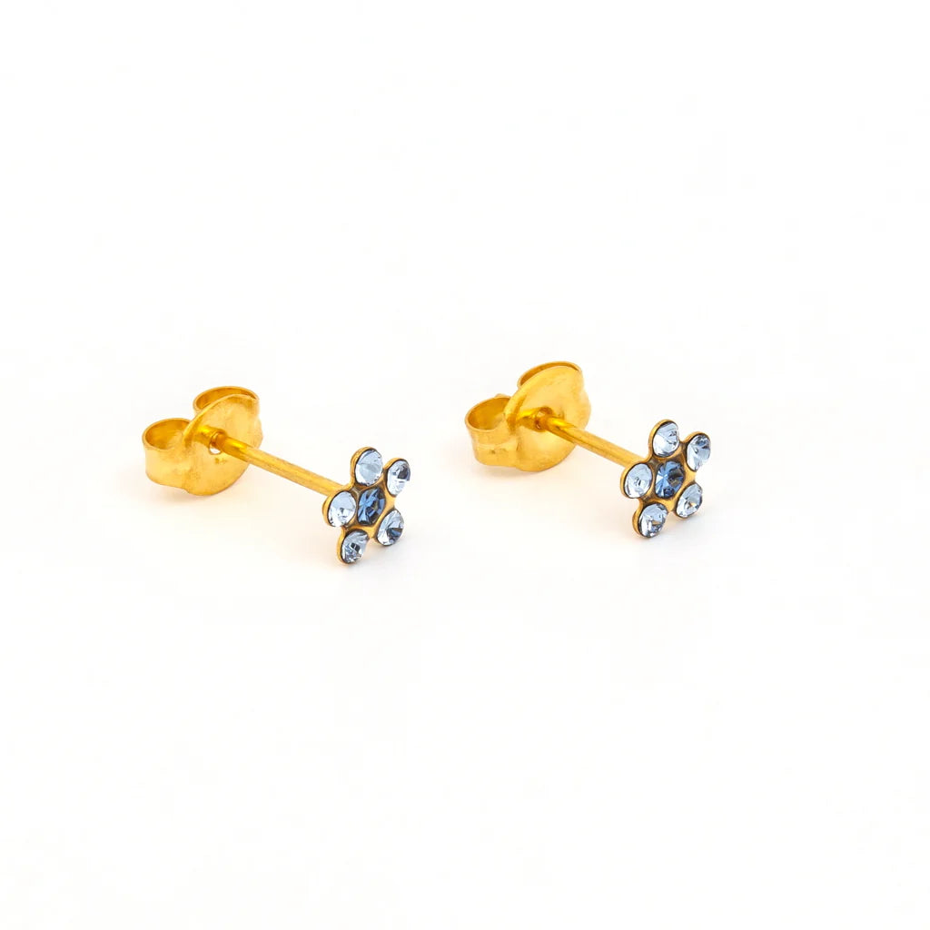 Sensitive by STUDEX® Daisy Sapphire & Light Sapphire -Black Box
